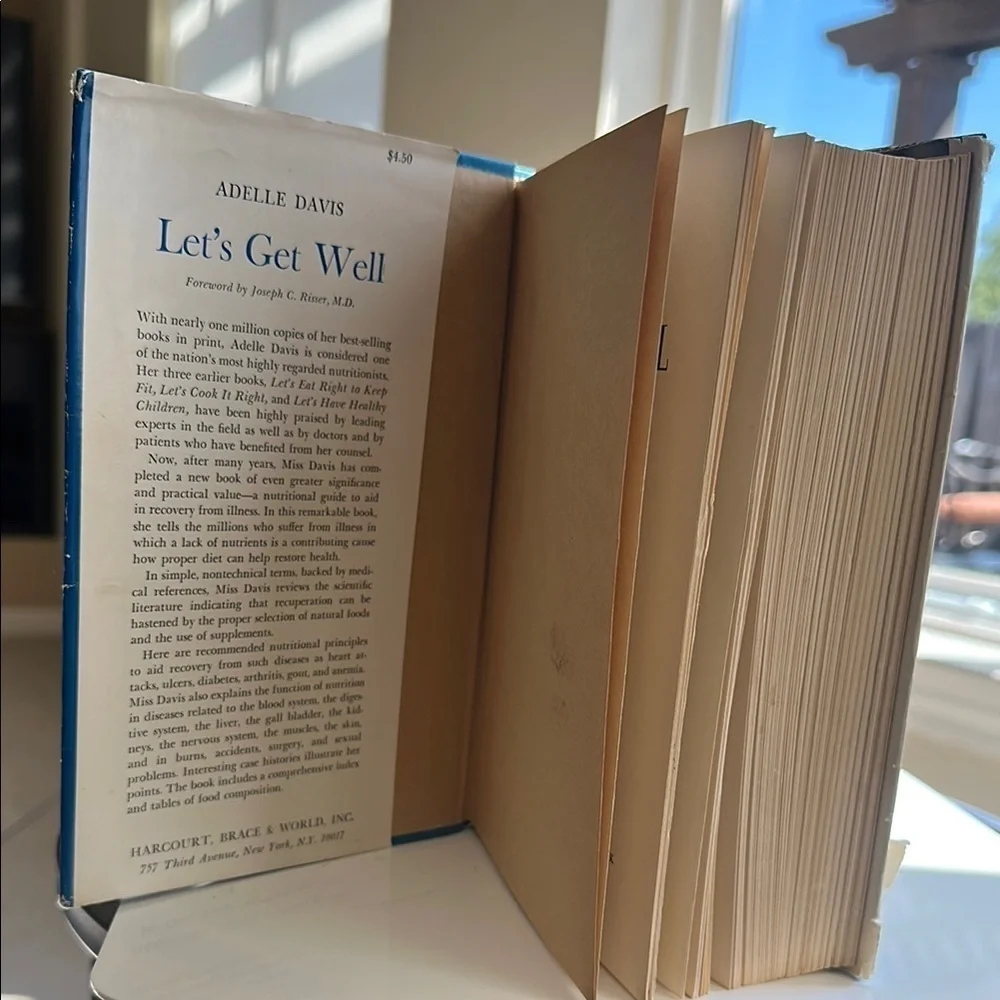 Let's Get Well by Adelle Davis Book